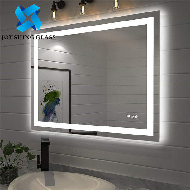 آینه های دیواری روشنایی روشویی برای دکوراسیون حمام، آینه LED