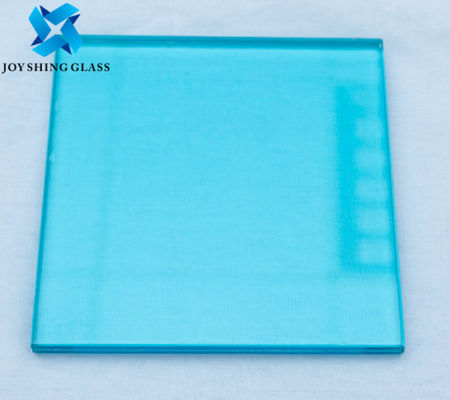 شیشه لایه دار رنگی 0.76mm آبی اقیانوس PVB شیشه لایه دار ایمنی