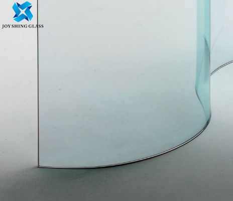 ورق های شیشه ای خمیده ساختمان/مبلمان شیشه خم داغ 2mm-19mm