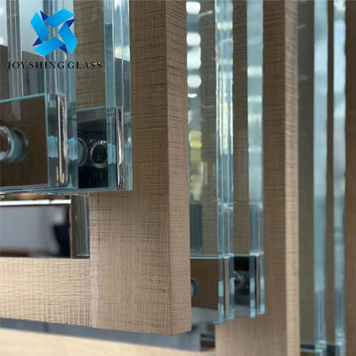 شیشه دوجداری 8.38mm Ultra Clear Laminated Glass برای پارتیشن