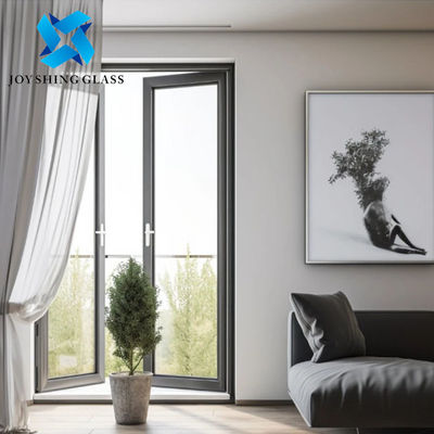 درب های تک شیشه ای آلومینیومی با فولاد ضد زنگ